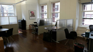 The SGNY Group gets iDivide Office Partitions Vibe in their NYC Offices...