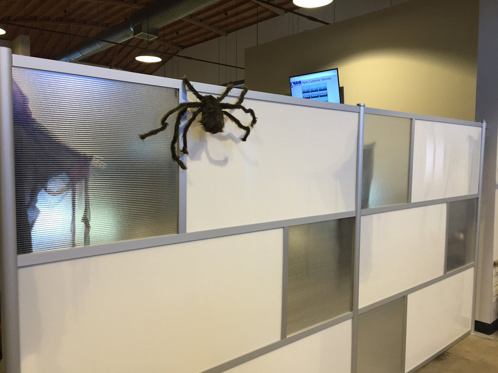PWS Laundry divides their space with a new Modern Space Divider!