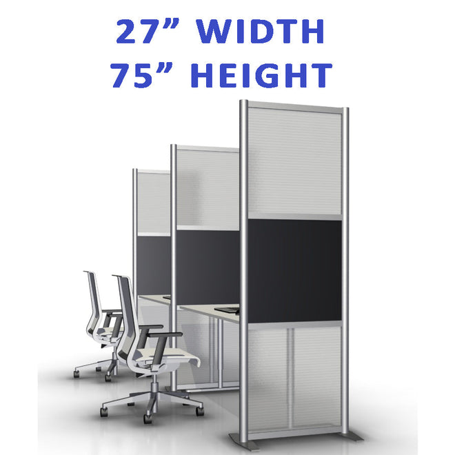 27&quot; wide Office Partitions &amp; Room Divider Collection