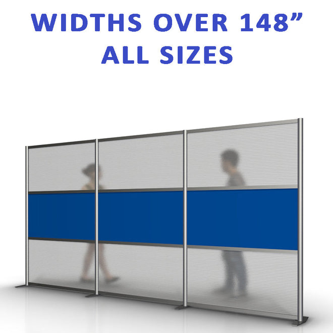 Large Office Partitions &amp; Room Divider Length Combinations Collection