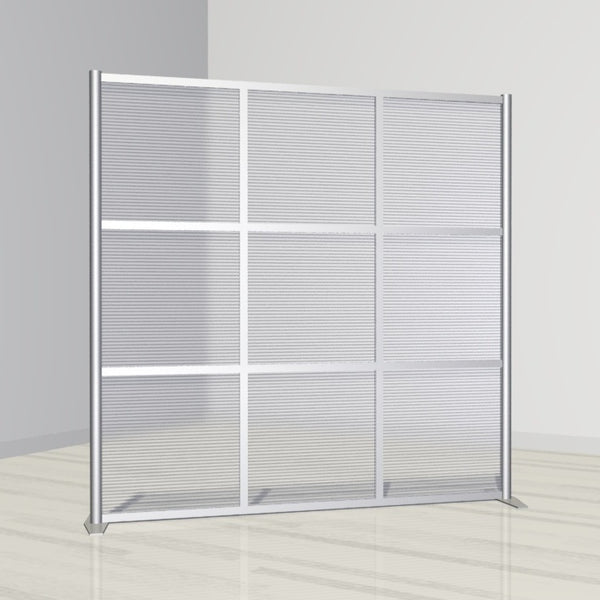 Modern Room Divider with Translucent Panels Model SW7575-1
