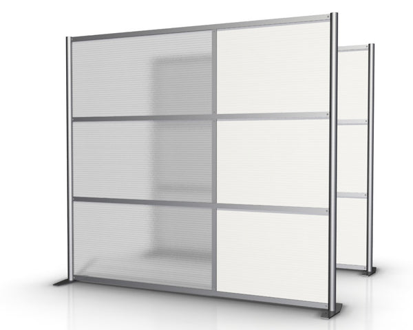 Modern Office Partition Model SW8475-1, 84" wide by 75" tall