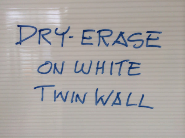 84" wide x 75" high Office Room Divider, Office Partition, White & Translucent - SW8475-3