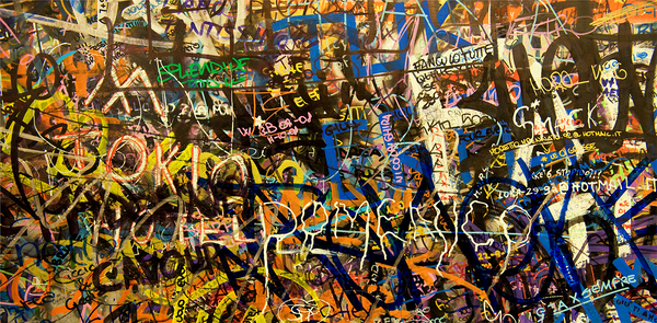 Street Art Graffiti Panel for Room Partitions