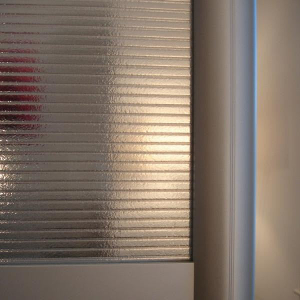 Frame detail of office partition wall