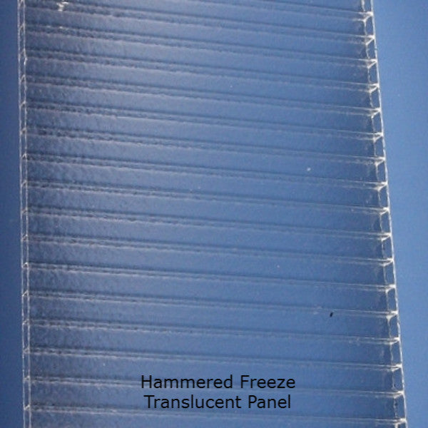 Hammered Freeze Translucent Insert Panel for Room Partitions