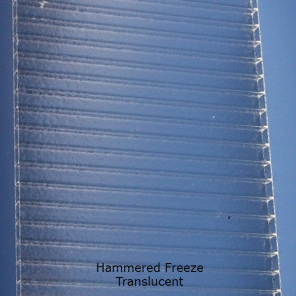 Hammered Freeze Translucent Insert Panel for Room Partitions